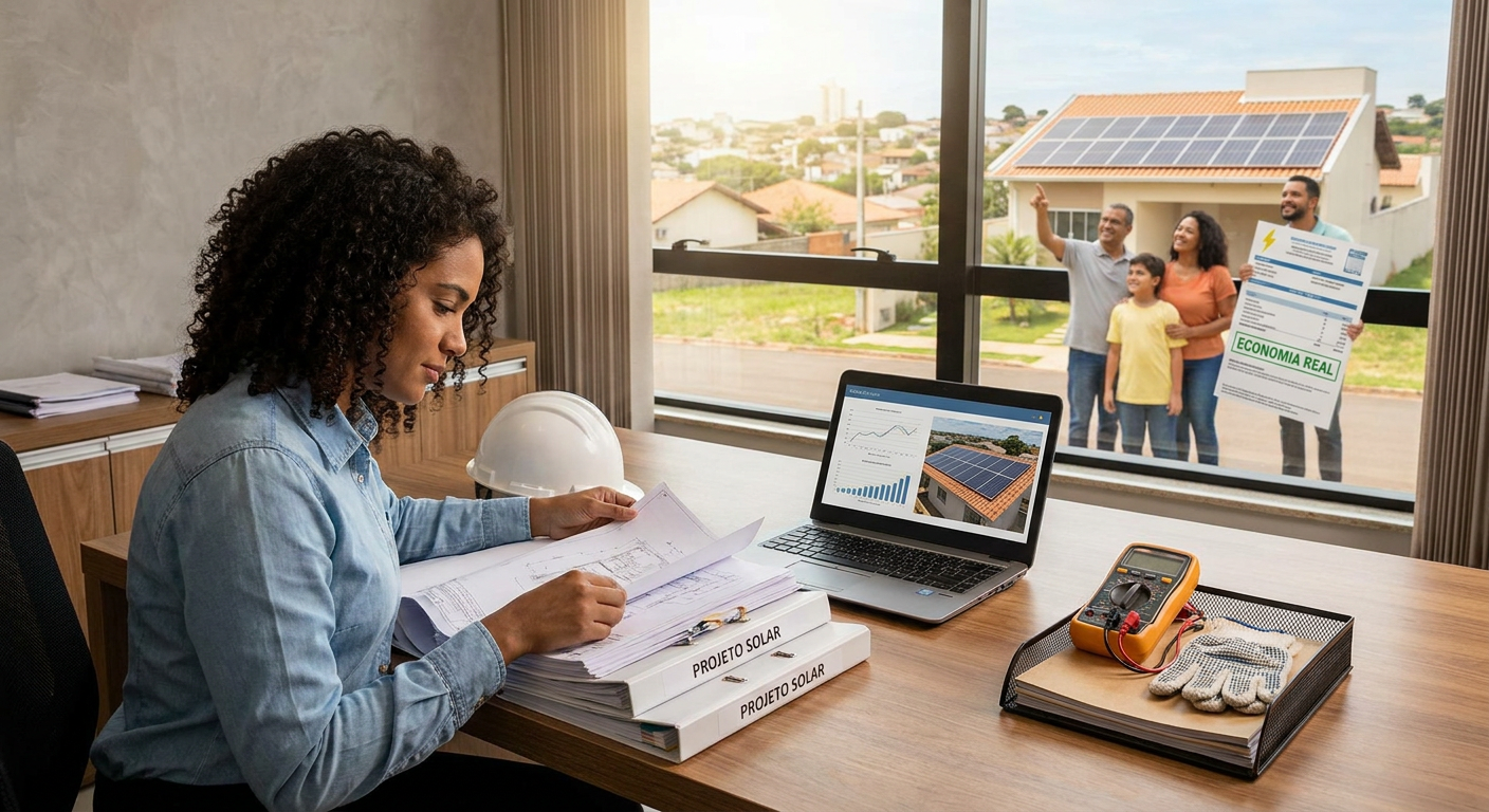 Homologação de projetos de energia solar
